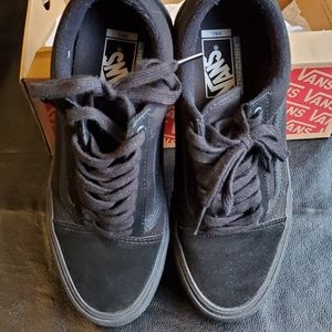 VANS 7.5 old skool PRO black out